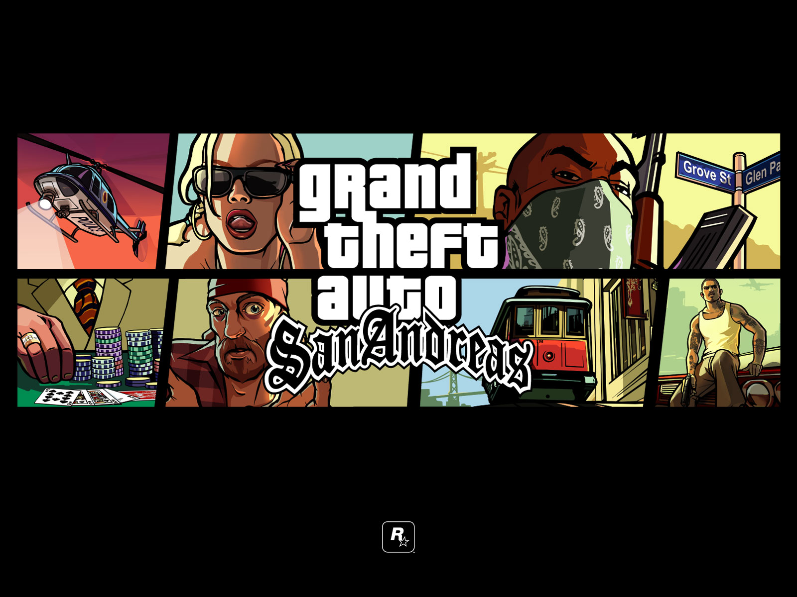 GTA SA / Grand Theft Auto: San Andreas - Official wallpaper - on GTA.
