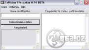 O programa para a criação de arquivo COL.  BETA versão 0,96.