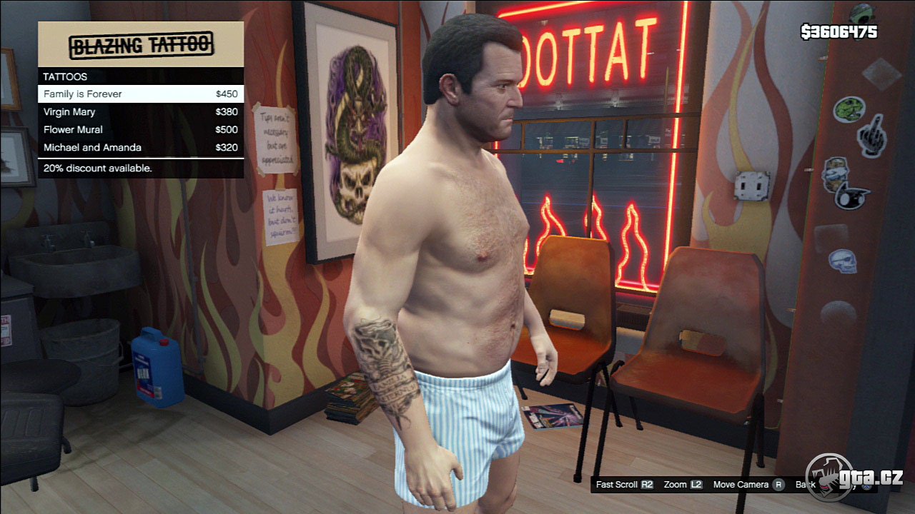 Tattoo - Michael - GTA V / Grand Theft Auto 5 - on 