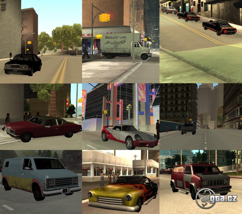 Pack de Carros GTA: San Andreas - Download