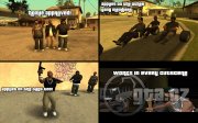 This mod changes the Grove Street Families colors from green to black