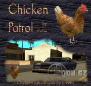 Chicken patrol on streets