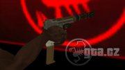 Pistol s tlumičem v krásné textuře z nejnovějšího updatu pro GTA V